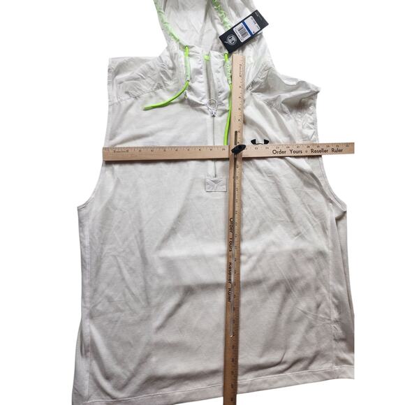 Under Armour XL Sleeveless Windbreaker Hoodie Activewear Gym Athleisure 1351063 - Picture 12 of 16